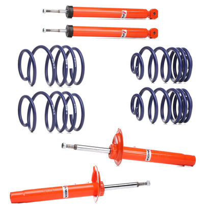 KONI 1120-4841 BMW 3 Series E46 Coupe & Compact Suspension Kit – Lowering Springs & Shock/Strut Set, Non-Adjustable, Front & Rear – Sport/Fast Road Upgrade – Fits 318Ci 320Ci 323Ci 325Ci 330Ci 316Ti 318Ti 325Ti 318TD 320TD 320Cd 330Cd | Springs & Dampers