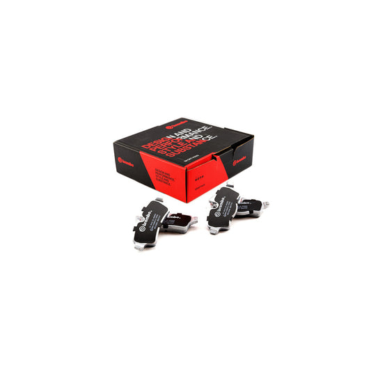 Brembo 07.B315.33 HP2 Rear Disc Brake Pads for MINI R55 R56 R57 R58 R59 - Cooper/Cooper S/Cooper D SD/JCW/One - Clubman, Clubvan, Hatch, Convertible, Coupe, Roadster - ECE R90 Low Dust Performance - WVA 24289 Pad Kit