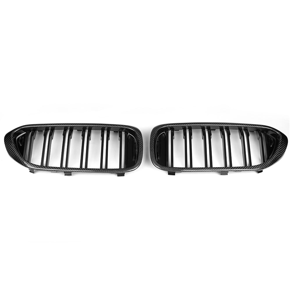BMW F90 M5 & G30/G31 5 Series 2017-2020 Pre-LCI/Pre-Facelift Carbon Fibre/Fiber Kidney Grille Set – Front Grill Radiator Grille Upgrade, M Performance Style, Aftermarket Replacement | CT Carbon