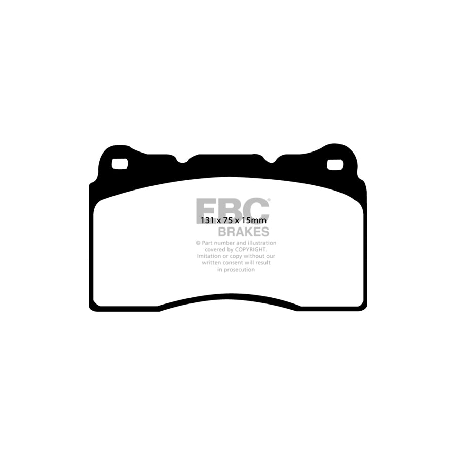 EBC P2DK018B Front Brake Kit for Ford Mustang S197 - 355mm 2-Piece Floating Slotted/Grooved Discs/Rotors + Bluestuff NDX Pads - Performance Fast