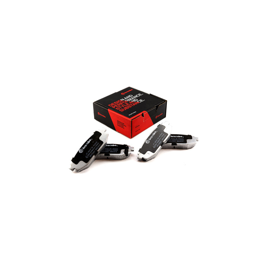 Brembo HP2 Rear Brake Pad Set 07.B315.39 – Performance Street/Fast Road, Low Dust, ECE R90 – Fits Subaru BRZ, Impreza WRX STI, Forester, Legacy, Outback, Tribeca & Toyota GT86/86 – Rear Disc Pads, Back Brake Replacement WVA 24854 25855
