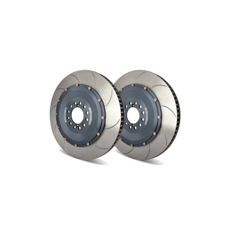 GiroDisc A1-229 Performance Front Brake Discs for Alpine A110/A110S (2017+) â€“ 320mm 2-Piece Floating Curved Slotted Rotors â€“ Brembo Compatible â€“ Pair