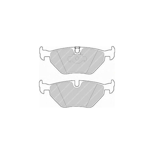 Ferodo SL FSL1075 Brake Pad Set for ATE Calipers, Prepared for Wear Indicator, with Piston Clip - Fits BMW 5 Series E39 & Alpina B10