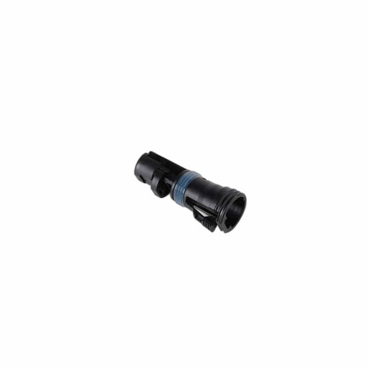Genuine BMW E53 X5 Electrical Connector Plug Terminal 2-Pin 2-Pole Black Housing - OEM 61131393742 (61 13 1 393 742) - Fits X5 3.0d 3.0i 4.4i 4.6is 4.8is 1998-2006
