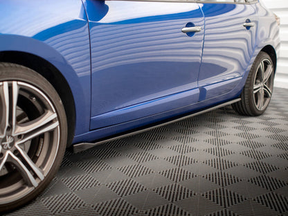 Maxton Design - SIDE SKIRTS DIFFUSERS RENAULT MEGANE GT LINE GRANDTOUR MK3 FACELIFT