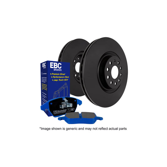 EBC PD04KR269 BMW 3 Series E90 E91 E92 E93 Rear Brake Discs/Rotors & Pads Kit, 336mm Vented Plain, Bluestuff 5000 NDX – ATE Rear Caliper Fit – Fits 325i 330i 335i 330d 335d incl xDrive; Fast Road/Track