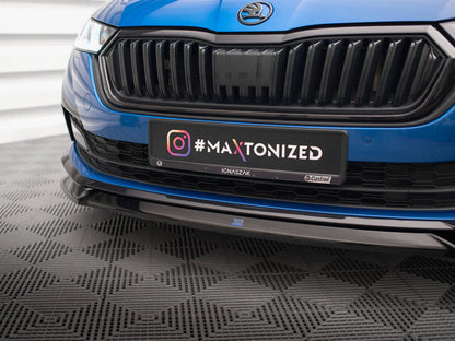 Maxton Design - FRONT SPLITTER V.2 SKODA OCTAVIA SPORTLINE MK4