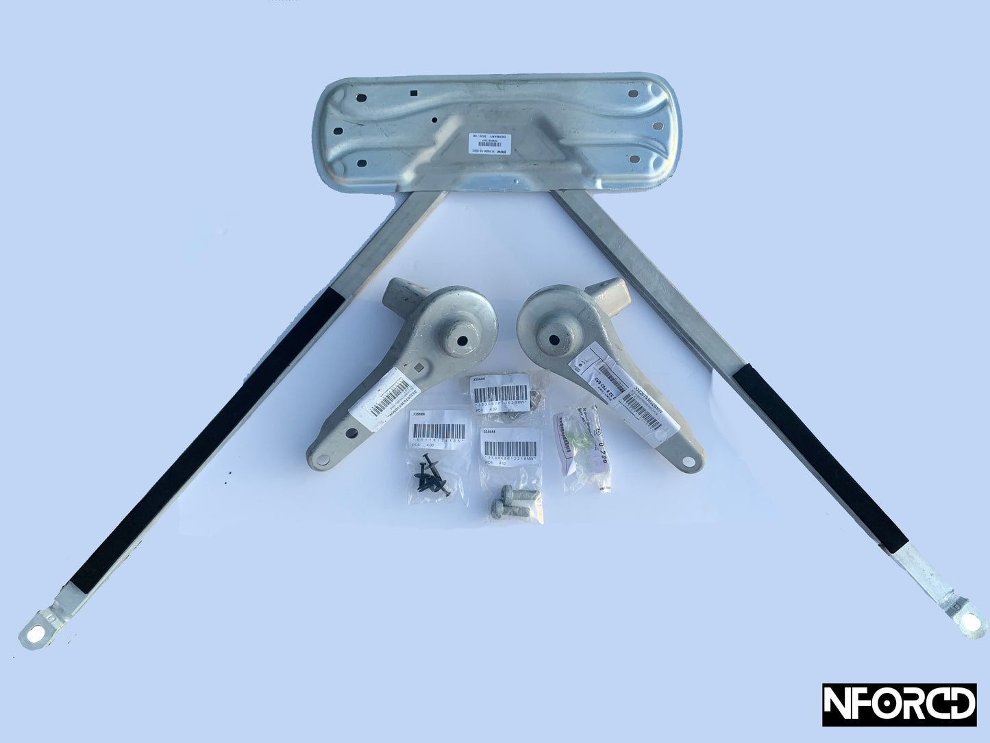 Genuine BMW F20 F21 F22 Lower Chassis Brace / Underbody Cross Brace – OEM Front Subframe/Crossmember Reinforcement for 1 Series & 2 Series (M135i M140i M235i M240i 116i 118i 120i 118d 120d 125d) – Underfloor Bracing Upgrade