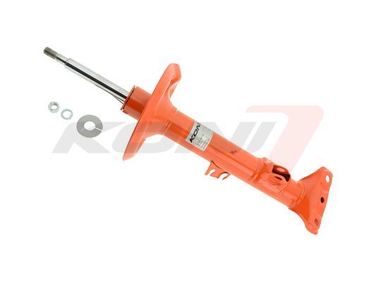 KONI 8750-1011R Front Right Shock Absorber/Strut Damper (OSF RH Offside) for BMW 3 Series E36 Saloon Coupe Compact – Orange Gas Charged Twin-Tube, Non-Adjustable – OE Replacement Suspension Leg 316i 318i 318is 318tds 320i