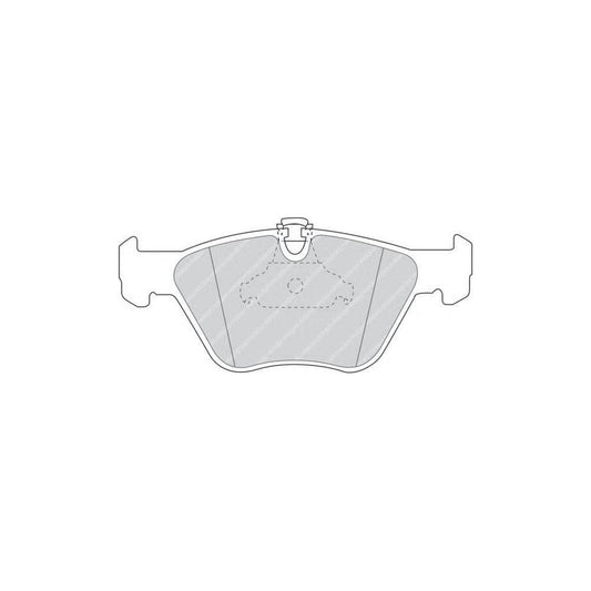 Ferodo FQT1073 Front Brake Pad Set for ATE Calipers â€“ BMW 3 Series E46 (325i 330i 330d), 5 Series E39, X3 E83, Z4 E85/E86, MG ZT, Wiesmann MF3 â€“ With Piston Clip, No Wear Sensor