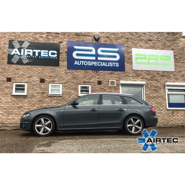 AIRTEC Front Mount Intercooler Upgrade Kit for Audi A4 B8/B8 Allroad & A5 (2.7 TDI, 3.0 TDI) - Direct-Fit FMIC, UK-Made Pro-Series Black or Silver