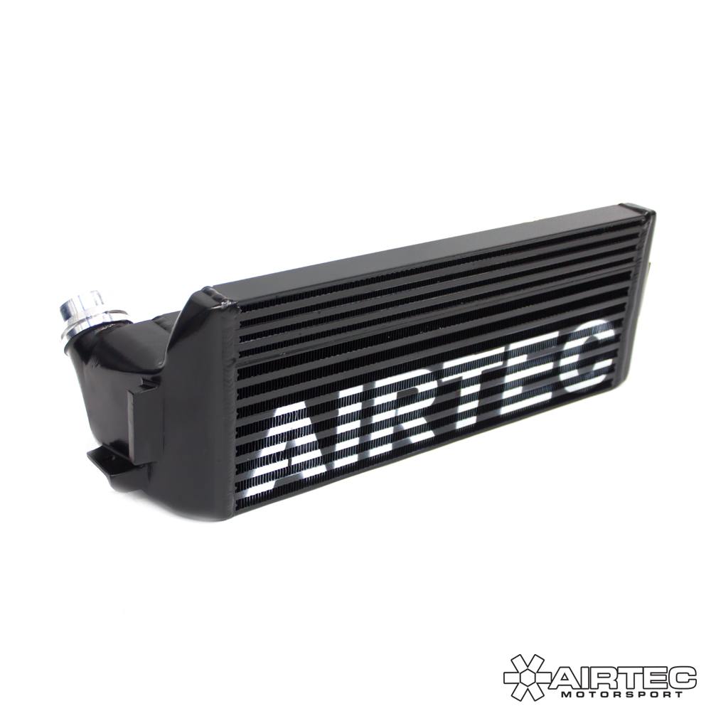 AIRTEC Motorsport Front Mount Intercooler (FMIC) Upgrade  BMW 1 Series, 3 Series & X1 Diesel (E81 E87 E88 E82 E90 E91 E84) N47/M47 116d 118d 120d 316d 318d 320d  Pro-Series Black, 150mm Core, 62mm In/Out  Direct Fit Replaces 17517524916