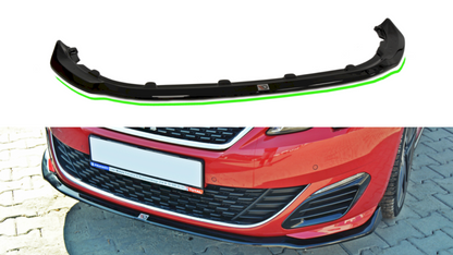 Maxton Design - FRONT SPLITTER V.1 PEUGEOT 308 II GTI