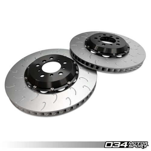 034Motorsport 380x30mm 2-Piece (2pc) Floating Front Brake Discs Rotors for BMW M2 M3 M4 F80 F82 F83 F87 F8X – Direct Fit OEM Caliper Replacement Pair, Vented Slotted J-Slot Performance Upgrade, Replaces 34112284809 34112284810