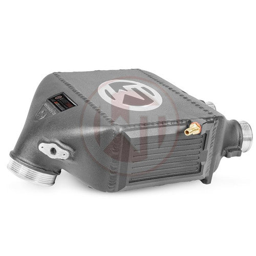 Wagner Tuning Competition Chargecooler/Intercooler Upgrade Kit with Logo – BMW S55 M3/M4 F80 F82 F83 (F8x) & M2 Competition F87 – Water-to-Air/Liquid-to-Air Charge Air Cooler Brick, Manifold Intercooler Core