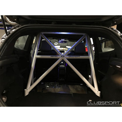 AutoSpecialists Clubsport Rear Half Cage / Rear Roll Cage for Ford Fiesta ST Mk7 (ST180/ST200) – Bolt-In Interior Rear Hoop, No-