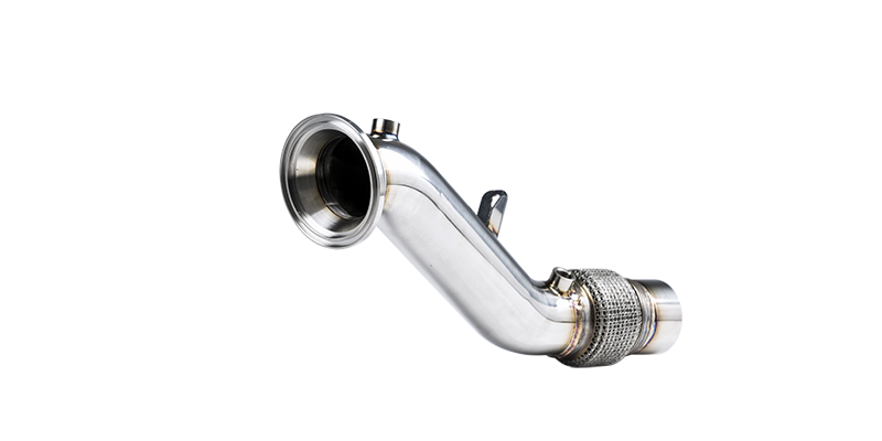 Stone Exhaust BMW B46 Catless Downpipe (Non-OPF) - Decat Turbo Downpipe, Stainless - 230i 330i 430i 520i 530i - F22 F23 F30 F31 F34 F32 F33 F36 G30 G01 X3 G02 X4 - A224P