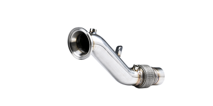 Stone Exhaust BMW B46 Catless Downpipe (Non-OPF) - Decat Turbo Downpipe, Stainless - 230i 330i 430i 520i 530i - F22 F23 F30 F31 F34 F32 F33 F36 G30 G01 X3 G02 X4 - A224P