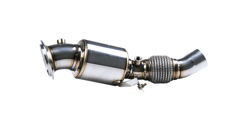 Stone Exhaust Eddy Catalytic High-Flow Sports Catalyst Catted Downpipe for BMW N26 2.0T (F20 F21 F22 F23 F30 F32 F33) 125i 228i 328i 428i incl xDrive | Euro 6/MOT Friendly UK | Stainless 304 Direct-Fit Front Pipe