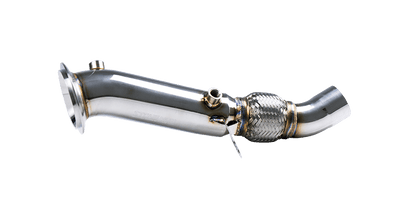 Stone Exhaust Decat/Catless Downpipe (Race Front Pipe) for BMW 5 Series F10/F11 520i 528i N20/N26 2.0T 2010-2017 - High-Flow Turbo Outlet Test Pipe, Cat Delete, Stage 2 Upgrade, xDrive Compatible - Part A206NP