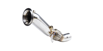 Stone Exhaust Decat Downpipe for BMW 5 Series F10/F11 520i 528i N20 N20B20 2.0T - High Flow Catless Turbo Outlet/Front Pipe Race Pipe (2010-2017) A206P