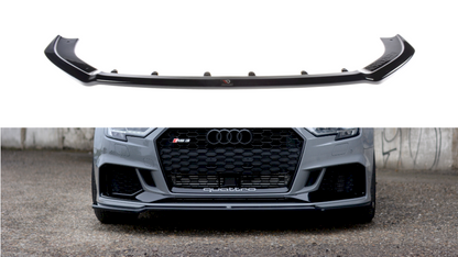 Maxton Design - FRONT SPLITTER V.2 AUDI RS3 8V FACELIFT SEDAN (2017-20)