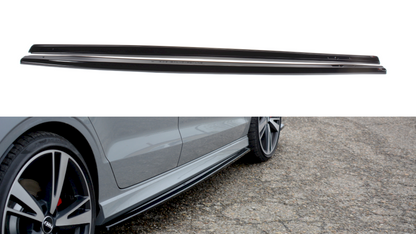 Maxton Design - SIDE SKIRTS DIFFUSERS AUDI RS3 8V FACELIFT SEDAN (2017-20)