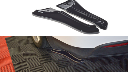 Maxton Design - REAR SIDE SPLITTERS V.1 TESLA MODEL X (2015-2021)