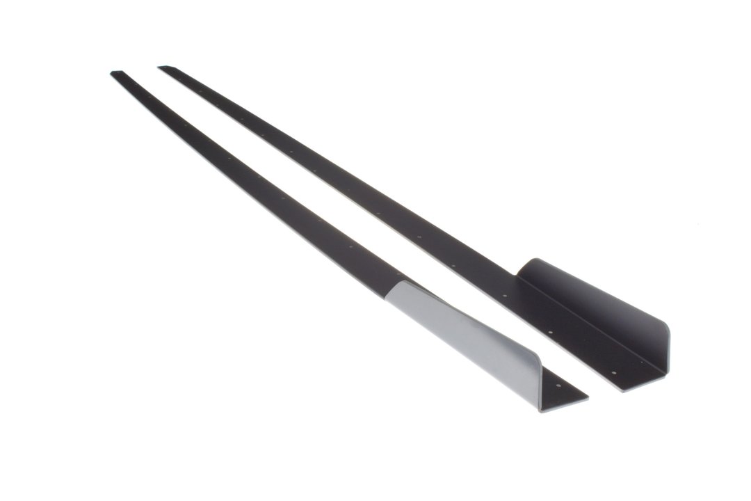 Maxton Design - RACING SIDE SKIRTS DIFFUSERS V.2 AUDI RS3 8V FACELIFT SPORTBACK (2017-20)