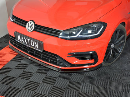 Maxton Design - Front Splitter V.6 VW Golf 7 R / R-Line Facelift