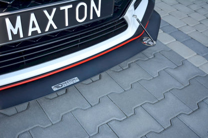Maxton Design - FRONT RACING SPLITTER HYUNDAI I30 MK3 N