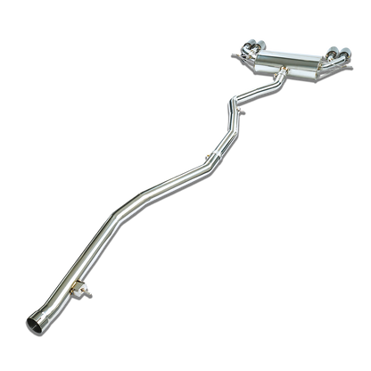 BMW X5 35i F15 & X6 35i F16 xDrive N55 Valved Cat Back/Catback Performance Exhaust System - Stone Exhaust Valvetronic/Switchable, OEM Valve Compatible, No Drone, Twin or Quad Tips AP522/AP522Q (2013-2018)
