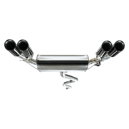 BMW X5 35i F15 & X6 35i F16 xDrive N55 Valved Cat Back/Catback Performance Exhaust System - Stone Exhaust Valvetronic/Switchable, OEM Valve Compatible, No Drone, Twin or Quad Tips AP522/AP522Q (2013-2018)