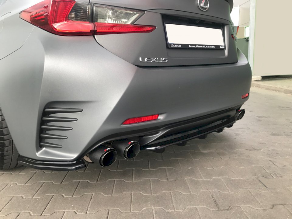 Maxton Design - CENTRAL REAR SPLITTER (WITH VERTICAL BARS) LEXUS RC (2014-UP)