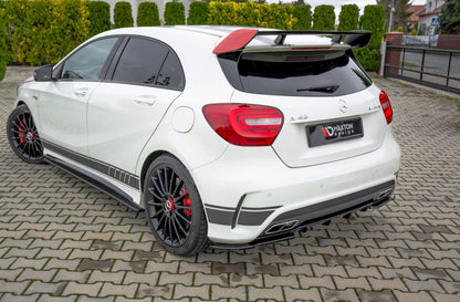 Maxton Design - REAR SIDE SPLITTERS MERCEDES A45 AMG W176 (2013-2015)