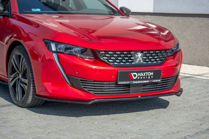 Maxton Design - FRONT SPLITTER V.1 PEUGEOT 508 SW MK2