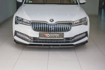 Maxton Design - FRONT SPLITTER V.2 SKODA SUPERB MK3 FL (2019-)