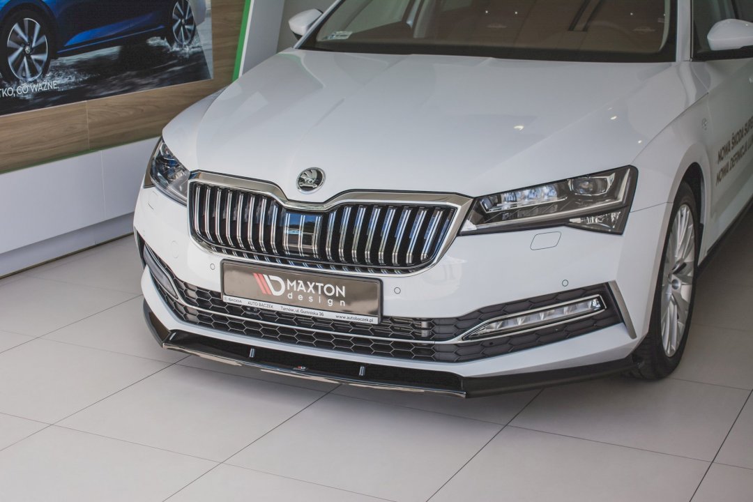 Maxton Design - FRONT SPLITTER V.2 SKODA SUPERB MK3 FL (2019-)
