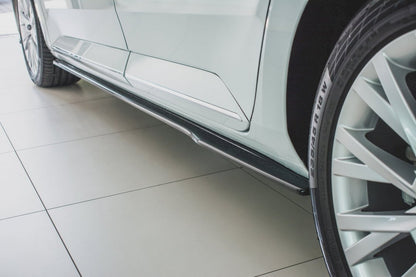 Maxton Design - SIDE SKIRTS DIFFUSERS SKODA SUPERB MK3 FL (2019-)