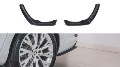 Maxton Design - REAR SIDE SPLITTERS SKODA SUPERB MK3 FL (2019-)