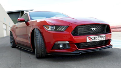 Maxton Design - FRONT SPLITTER V.1 FORD MUSTANG MK6 (2014-17)