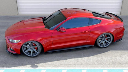 Maxton Design - SIDE SKIRTS DIFFUSERS FORD MUSTANG MK6 (2014-17)