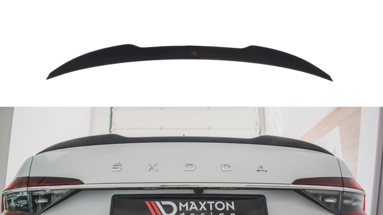 Maxton Design - SPOILER EXTENSION SKODA SUPERB MK3 FL (2019-20)
