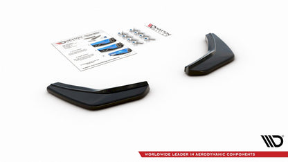 Maxton Design - REAR SIDE SPLITTERS V2 VW GOLF 7 GTI (2013-2016)
