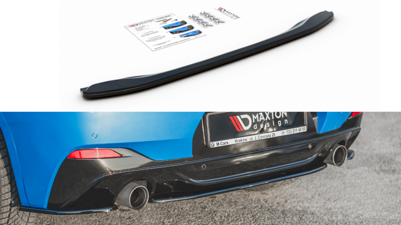 Maxton Design - CENTRAL REAR SPLITTER BMW X2 F39 M SPORT (2016-)