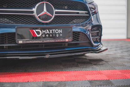 Maxton Design - FRONT SPLITTER V.1 MERCEDES A35 AMG PREMIUM + W177 (2018-)