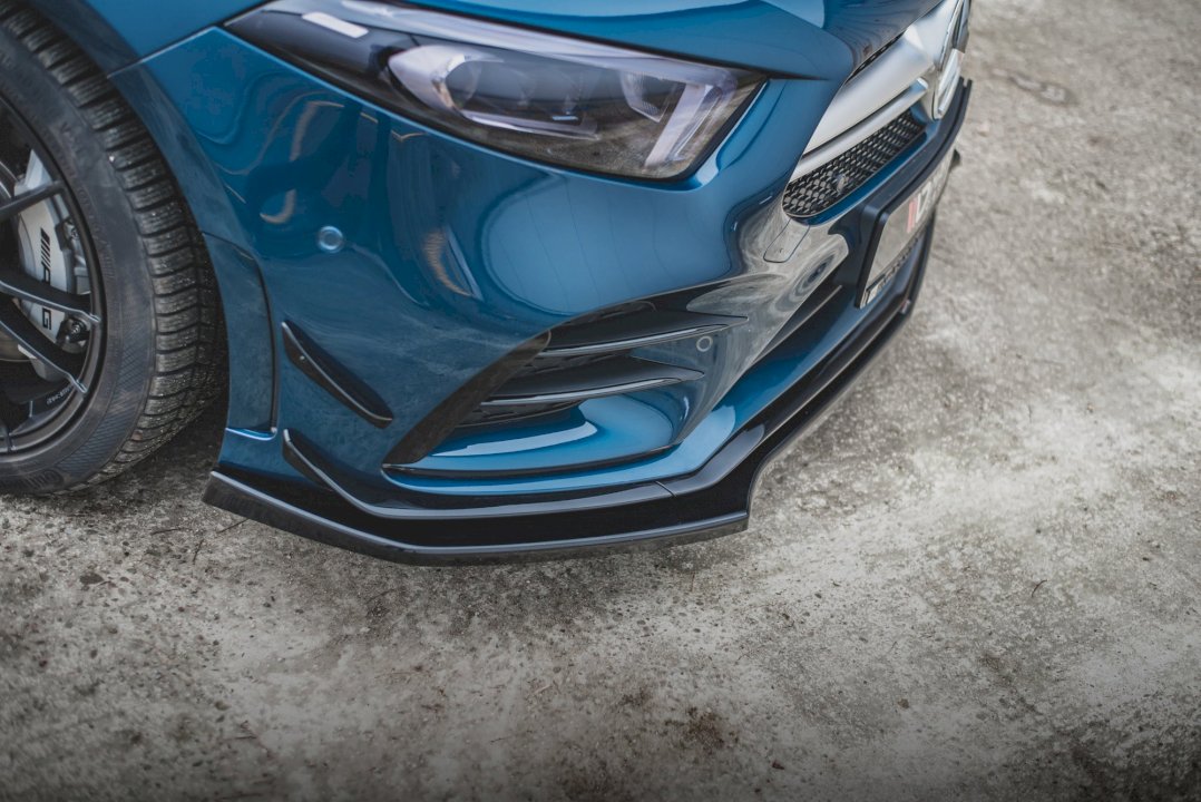 Maxton Design - FRONT SPLITTER V.2 MERCEDES A35 AMG PREMIUM + W177 (2018-)