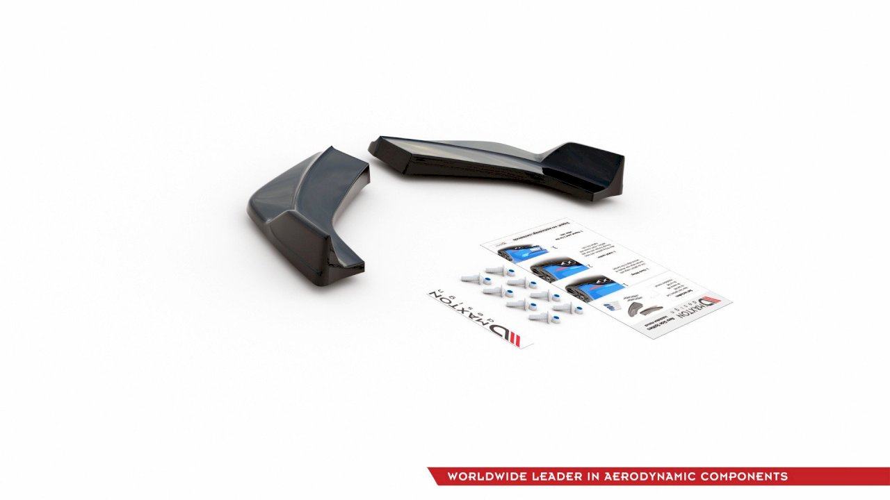 Maxton Design - REAR SIDE SPLITTERS V.3 HYUNDAI I30 N MK3 HATCHBACK (2017-2020)
