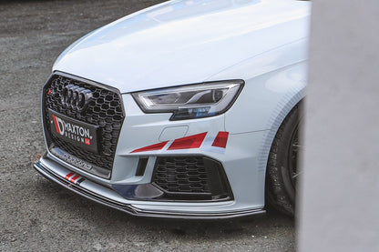 Maxton Design - FRONT SPLITTER V.2 AUDI RS3 8V FACELIFT SPORTBACK (2017-2020)
