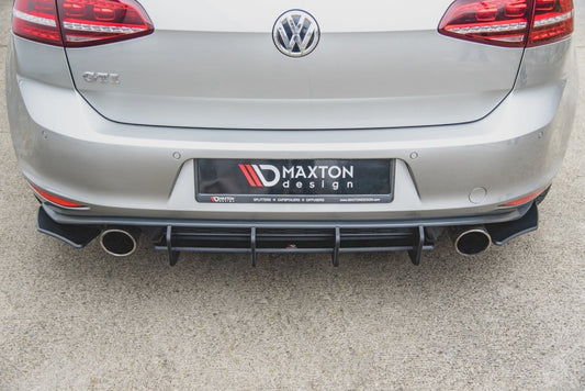 Maxton Design - STREET PRO REAR SIDE SPLITTERS V.2 VW GOLF MK7 GTI